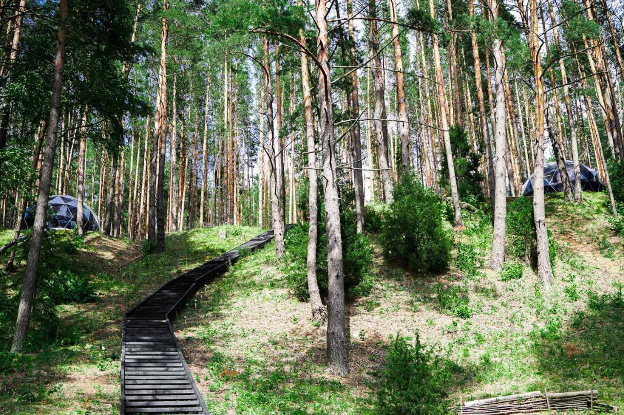 Skywoods.Glamping Villa Molėtai Kültér fotó